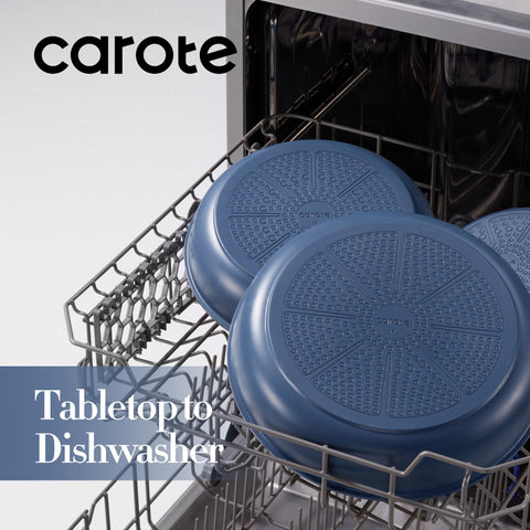 CAROTE 12-inch frying pan with large surface for family meals.