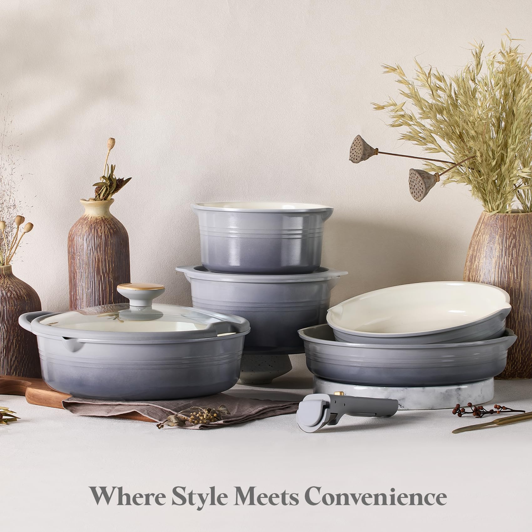 CAROTE compact-storage set fits small kitchens or RVs