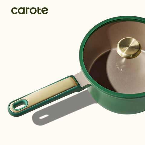 CAROTE 2-quart saucepan with lid ideal for sauces and reheating