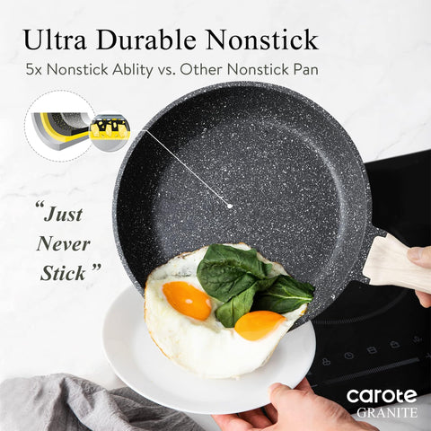 CAROTE reinforced die-cast aluminum delivers durable yet lightweight performance.