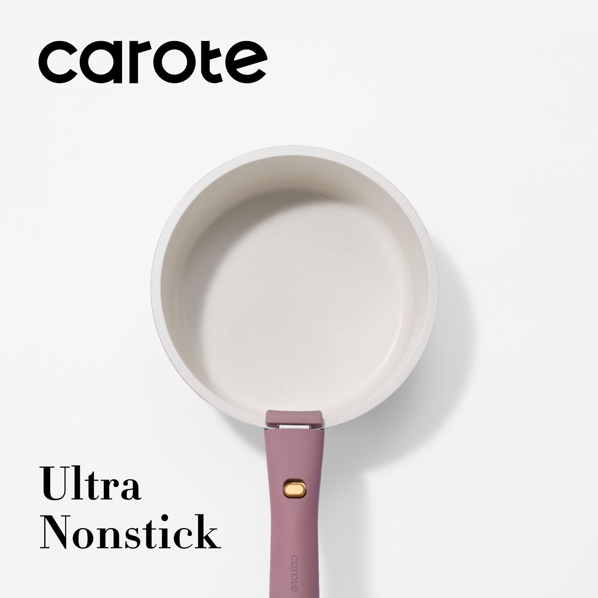 CAROTE 2qt saucepan with lid ideal for simmering sauces and grains.
