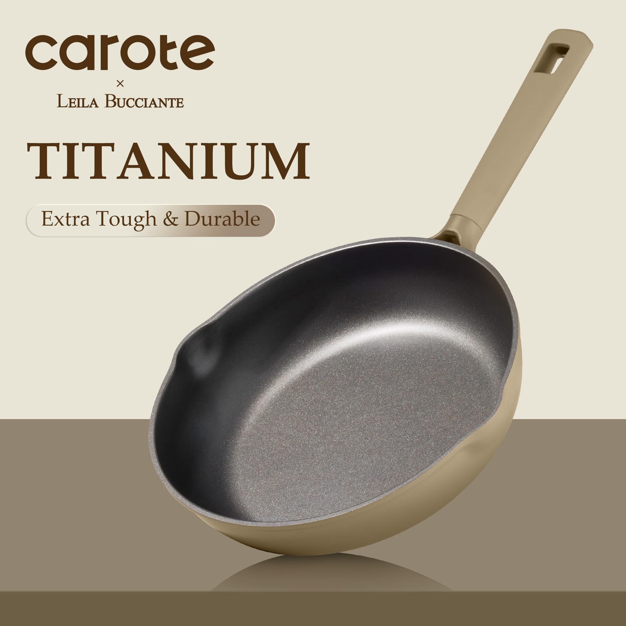 CAROTE 2-quart saucepan with lid ideal for simmering sauces
