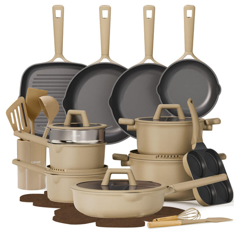 CAROTE 8-inch fry pan delivers even heat for quick searing and easy cleanup