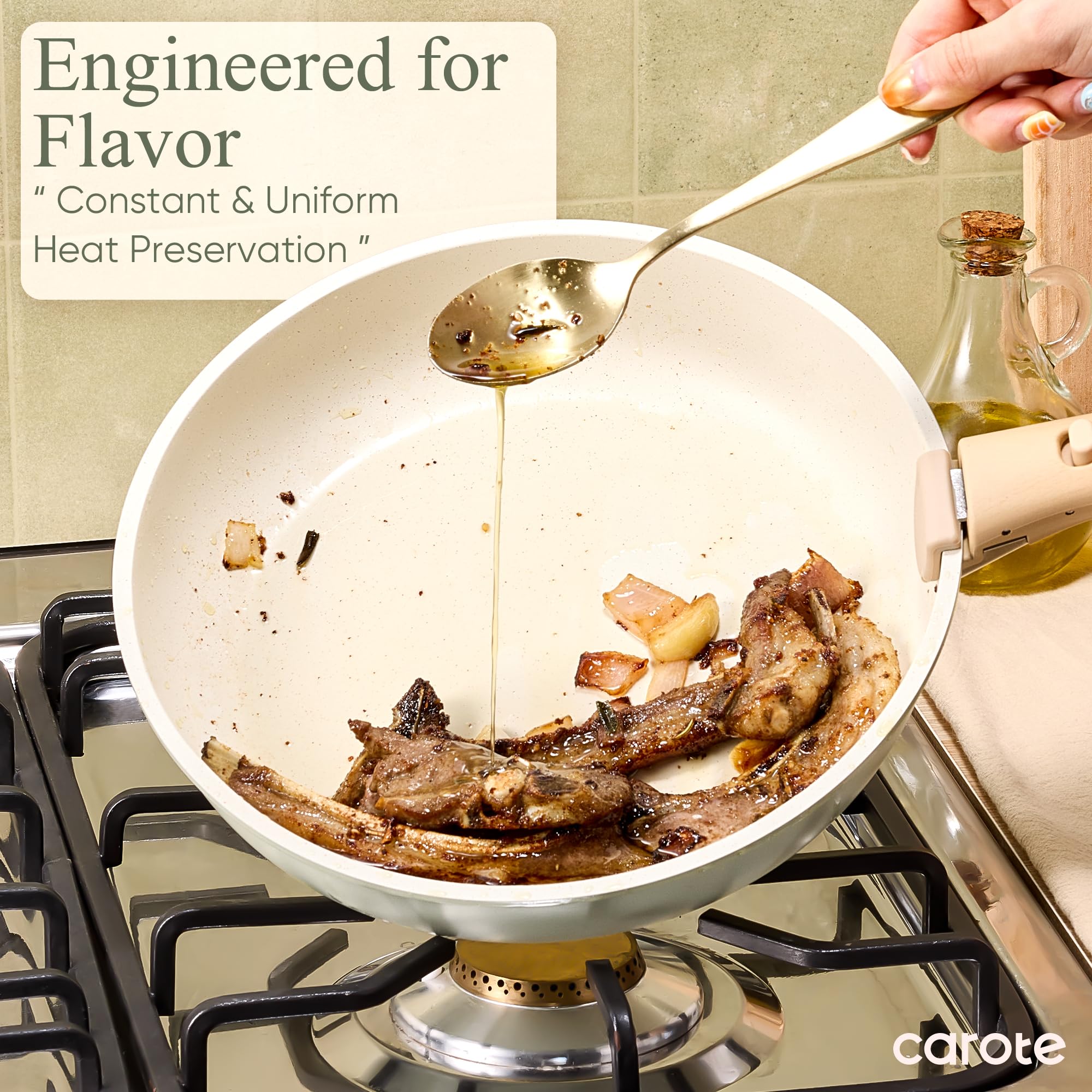 CAROTE 3-quart saucepan ready for sauces and soups