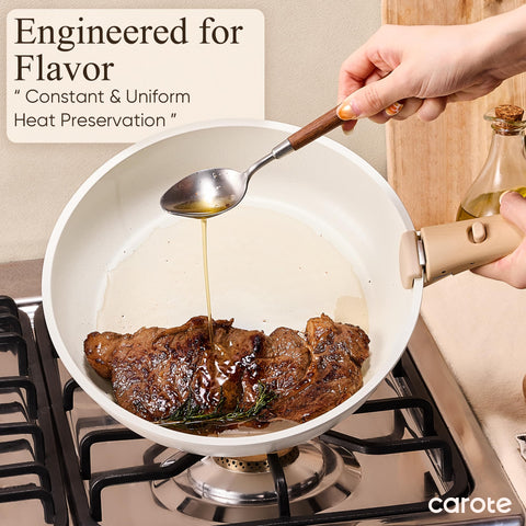 CAROTE 3qt saucepan versatile simmering for pasta sauces