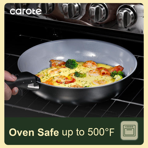 CAROTE 4qt sauté pan with ceramic nonstick coating.