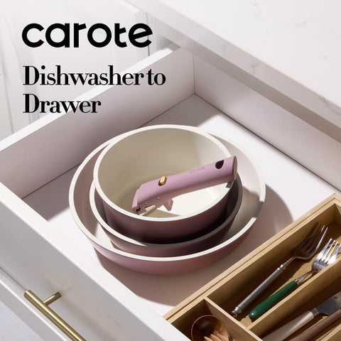 CAROTE detachable handles shown for secure grip and transfer