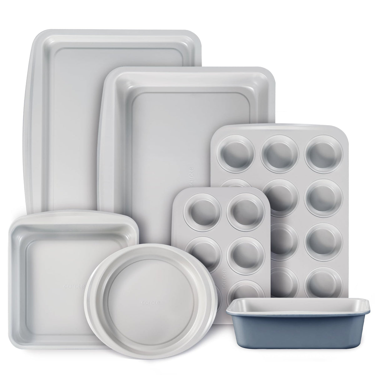 CAROTE 7-piece bakeware cookie sheet for even browning and easy release.
