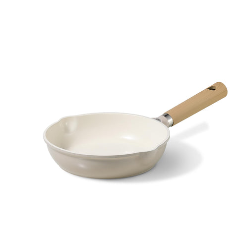 CAROTE 8-inch ceramic pan top view with nonstick surface for easy cooking and quick cleanup.