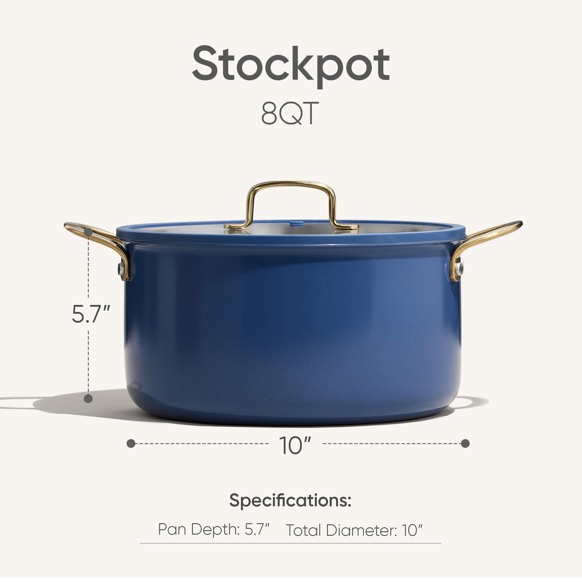 Glass lid on CAROTE stockpot showing tight seal for moisture retention