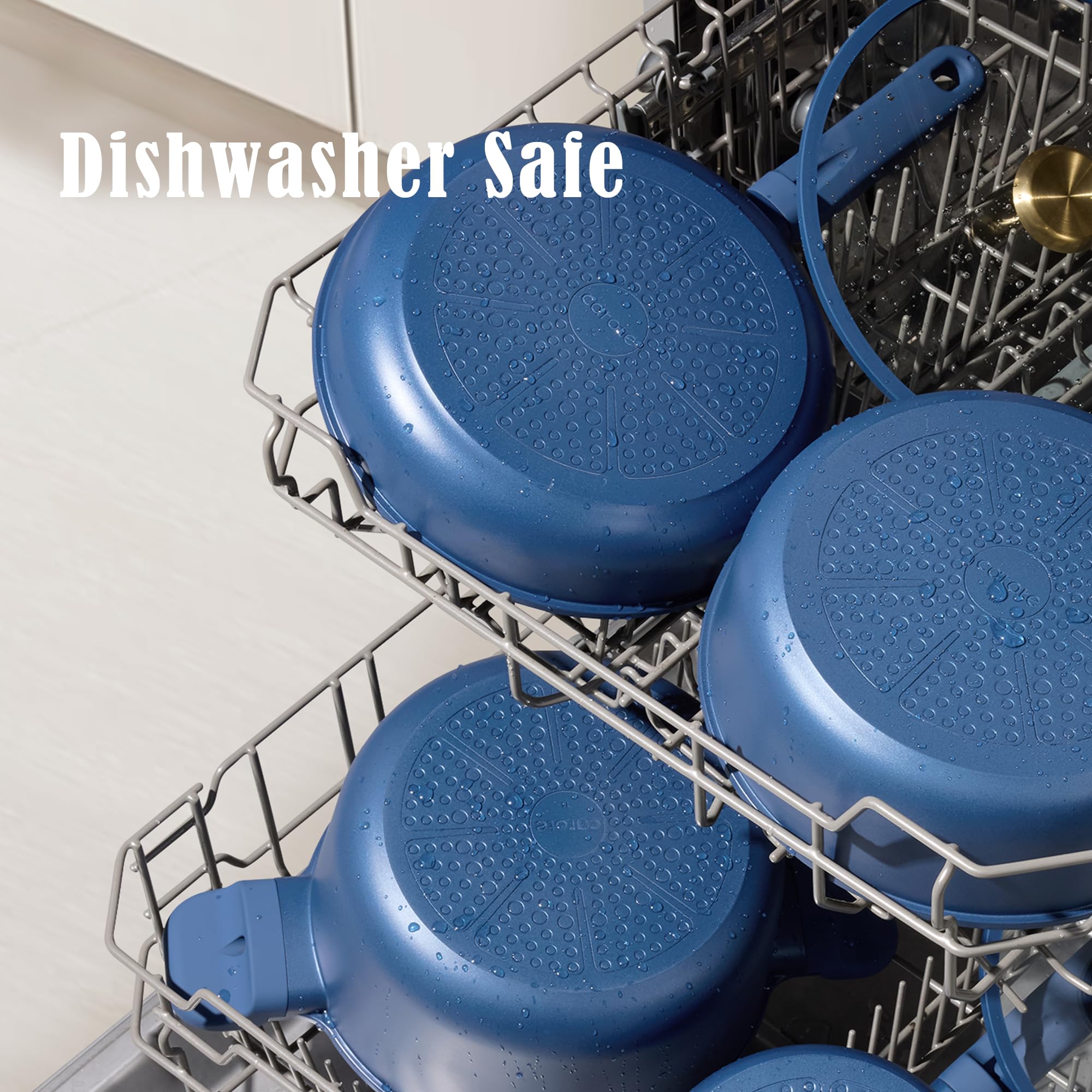 CAROTE blue spatula for gentle stirring and pan protection