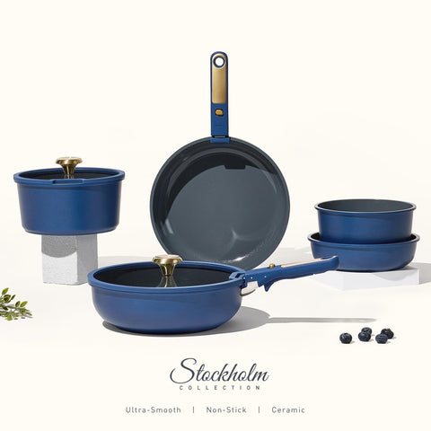 CAROTE Detachable handles set showcasing compact storage and space saving