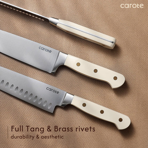 CAROTE built-in magnet for stable knife placement on block