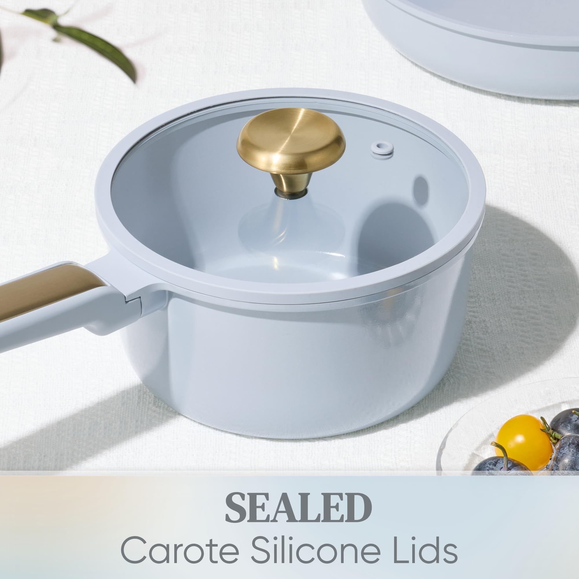 CAROTE 5 Qt stock pot with lid for soups and stews