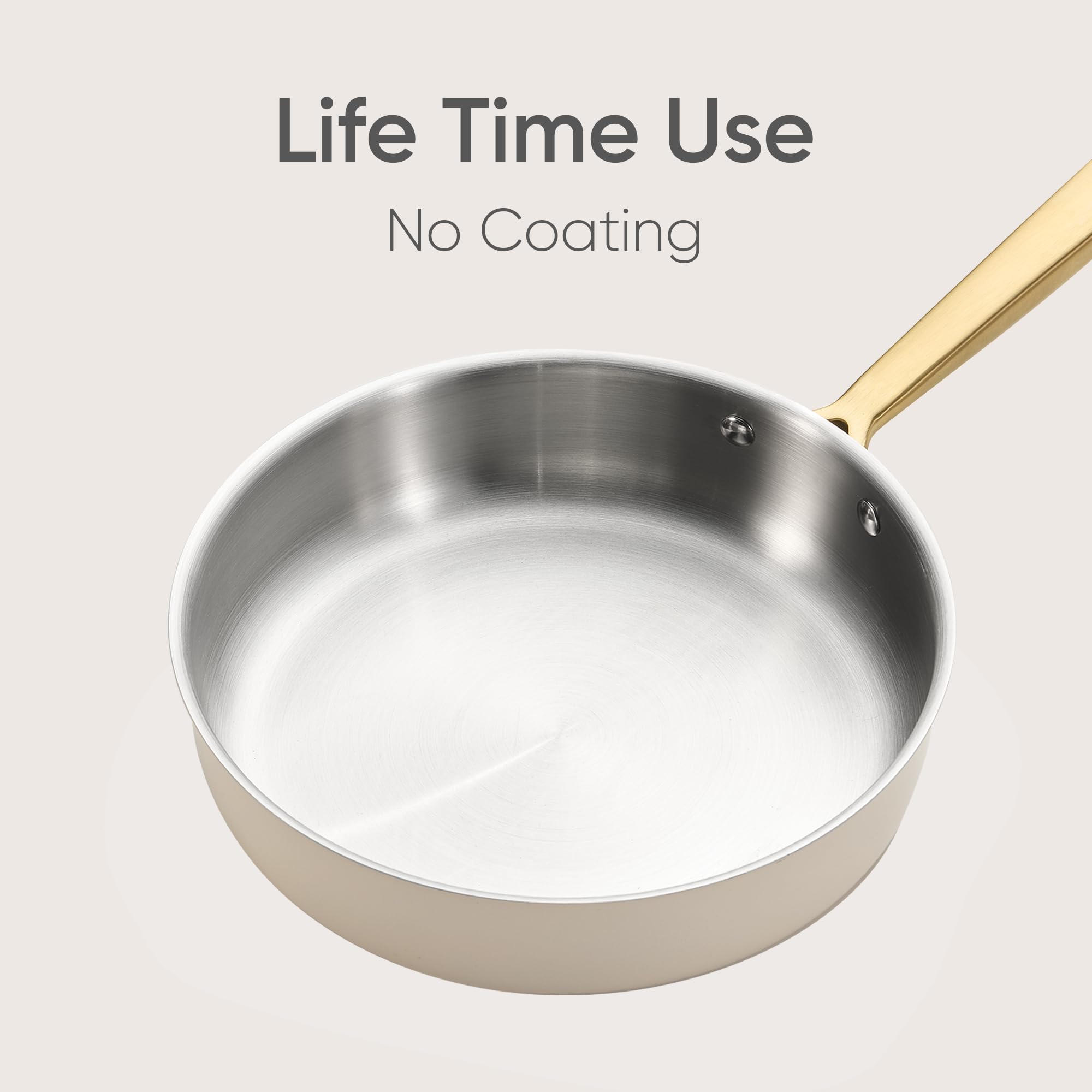 CAROTE ceramic white outer layer adds style and durability