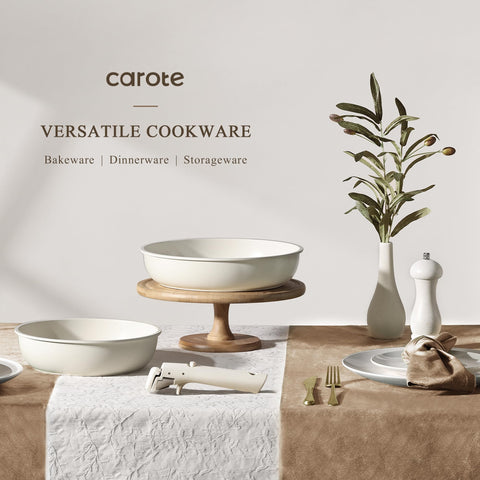 CAROTE compact-stack design illustrates efficient storage in small kitchens.