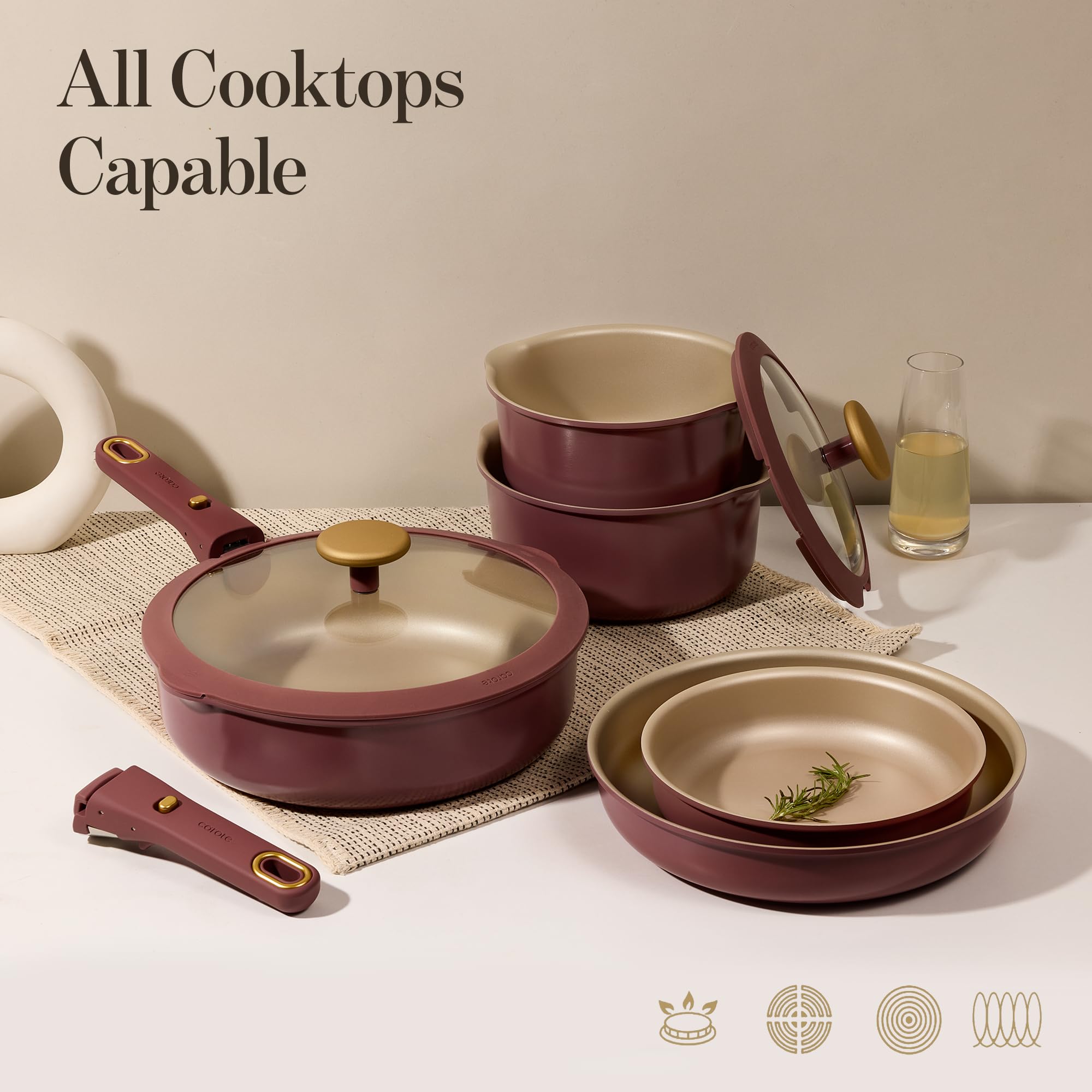 CAROTE oven-safe cookware — seamless stovetop to oven transition for dinners.