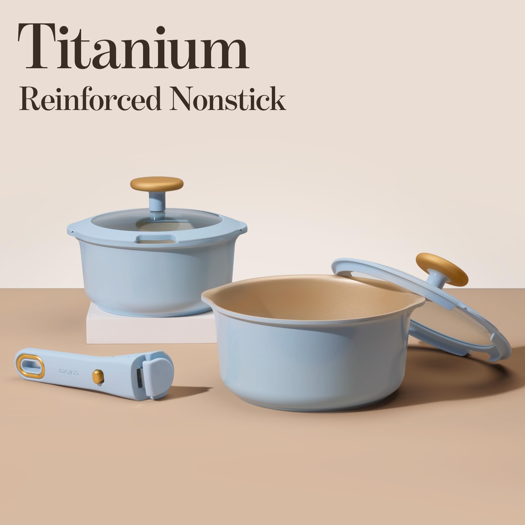 CAROTE detachable-handle for versatile stovetop cooking