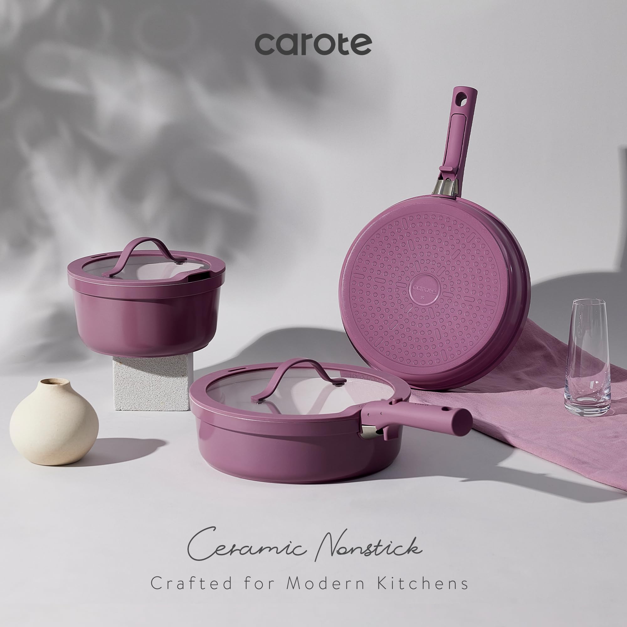 CAROTE durable die-cast aluminum construction designed for long-lasting performance.