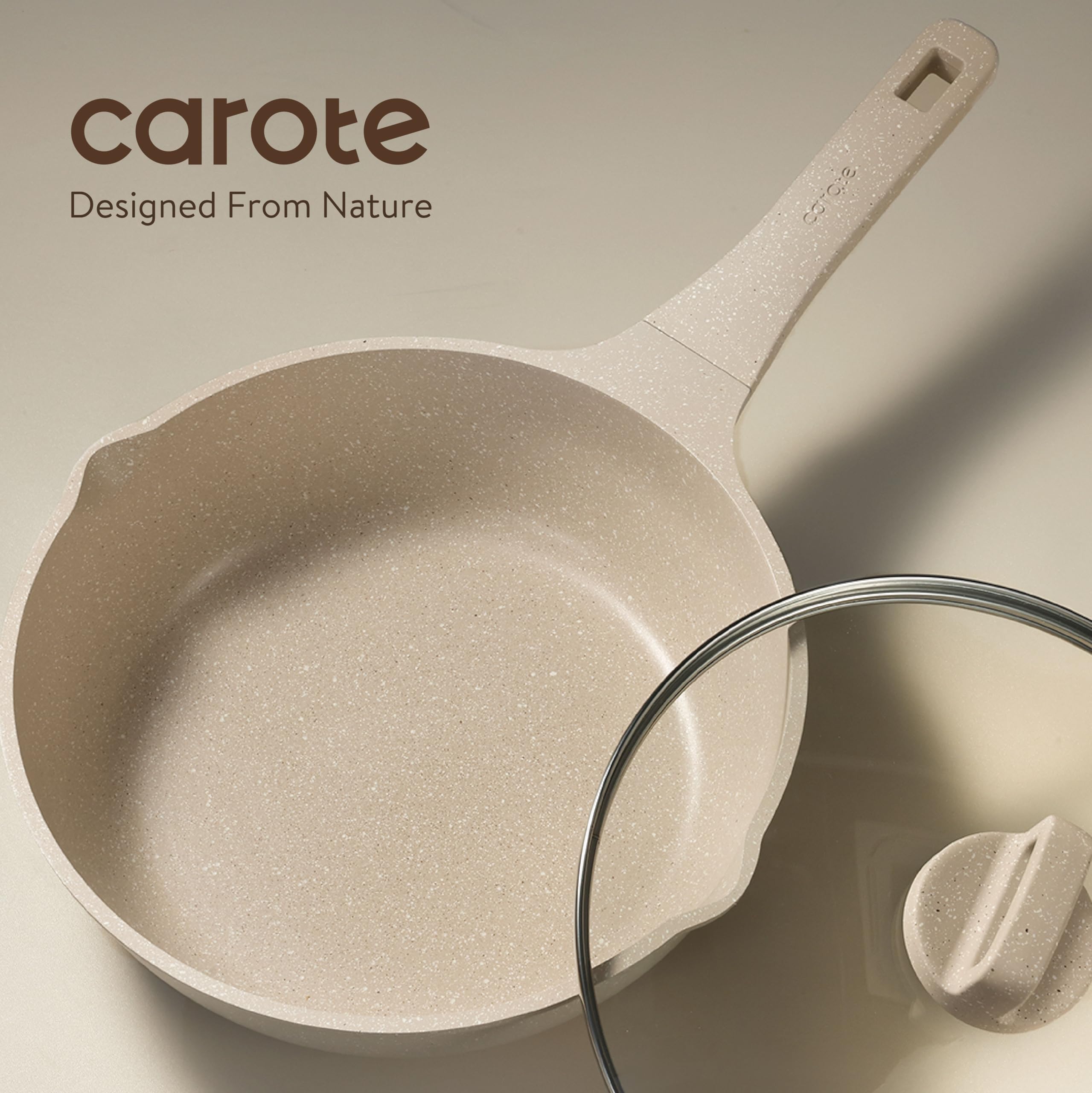 CAROTE reinforced die-cast aluminum construction delivers light, durable performance
