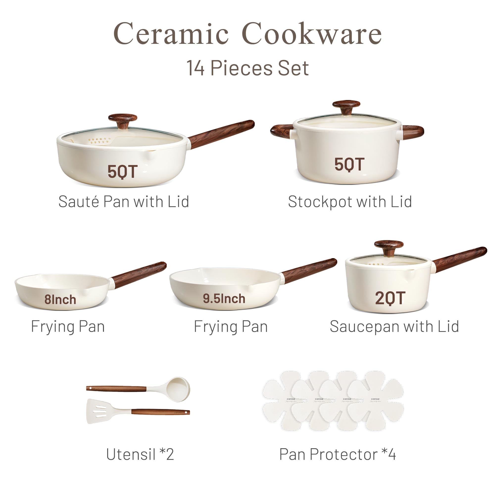 CAROTE die-cast aluminum construction emphasizes durability for frequent use