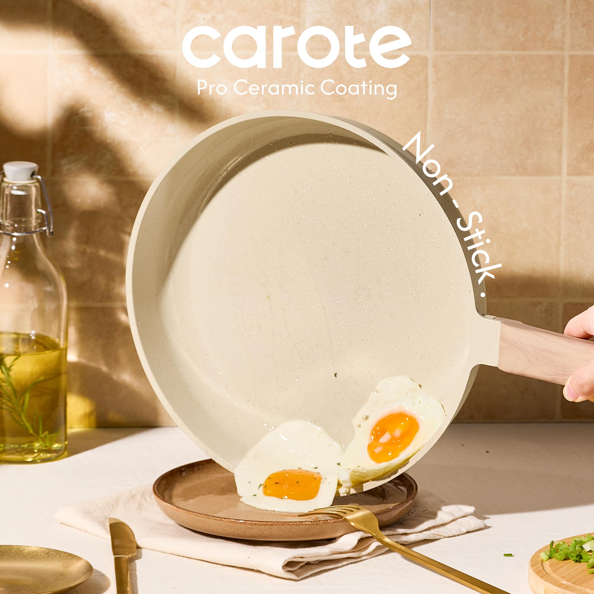 CAROTE reinforced die-cast aluminum construction for lasting performance