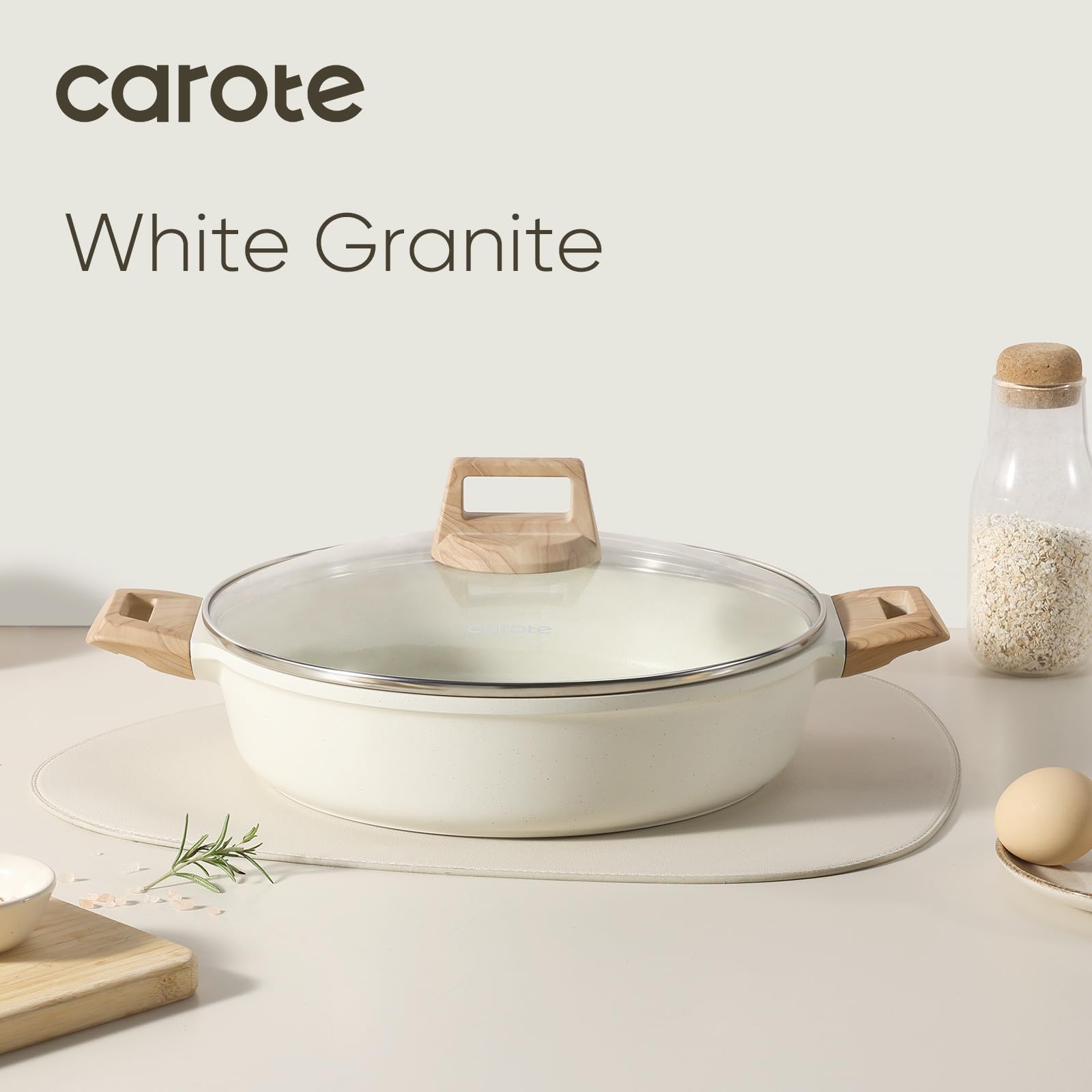 CAROTE durable die-cast construction — reliable performance over time.