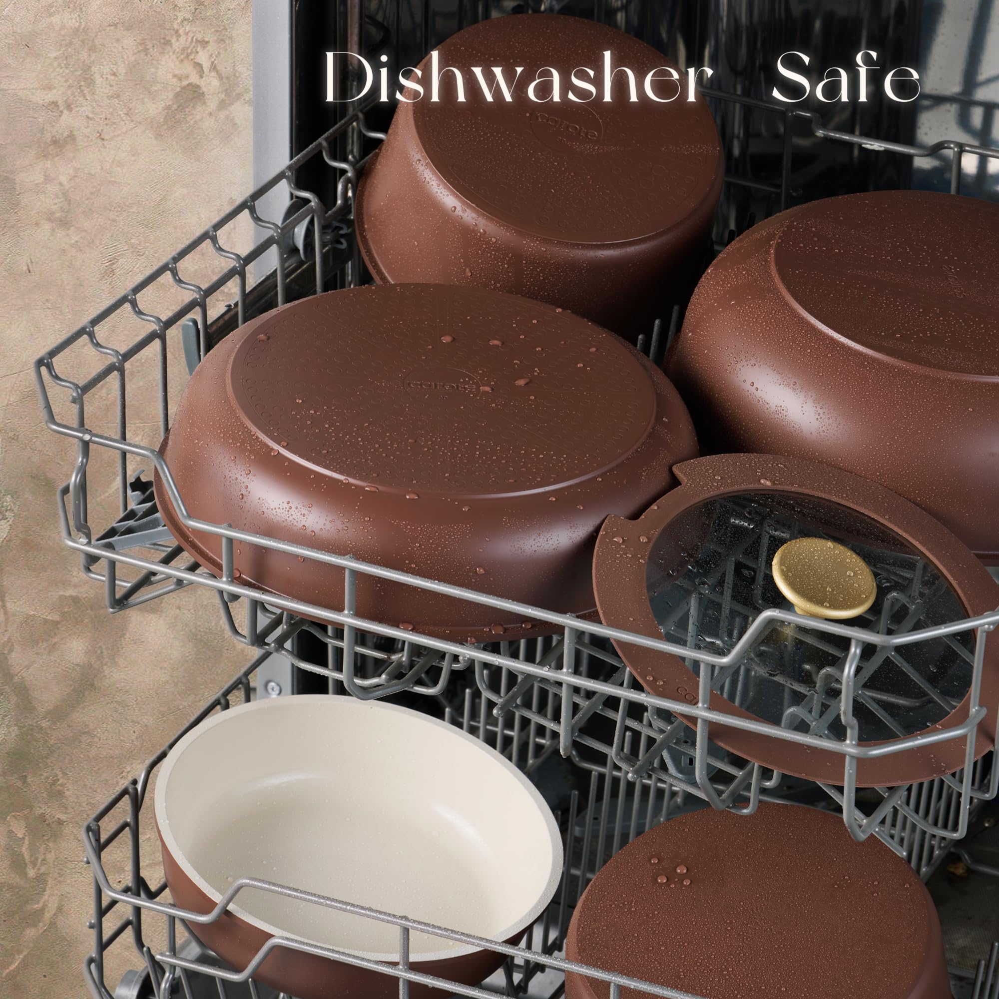 CAROTE dishwasher-safe design simplifies cleanup after meals
