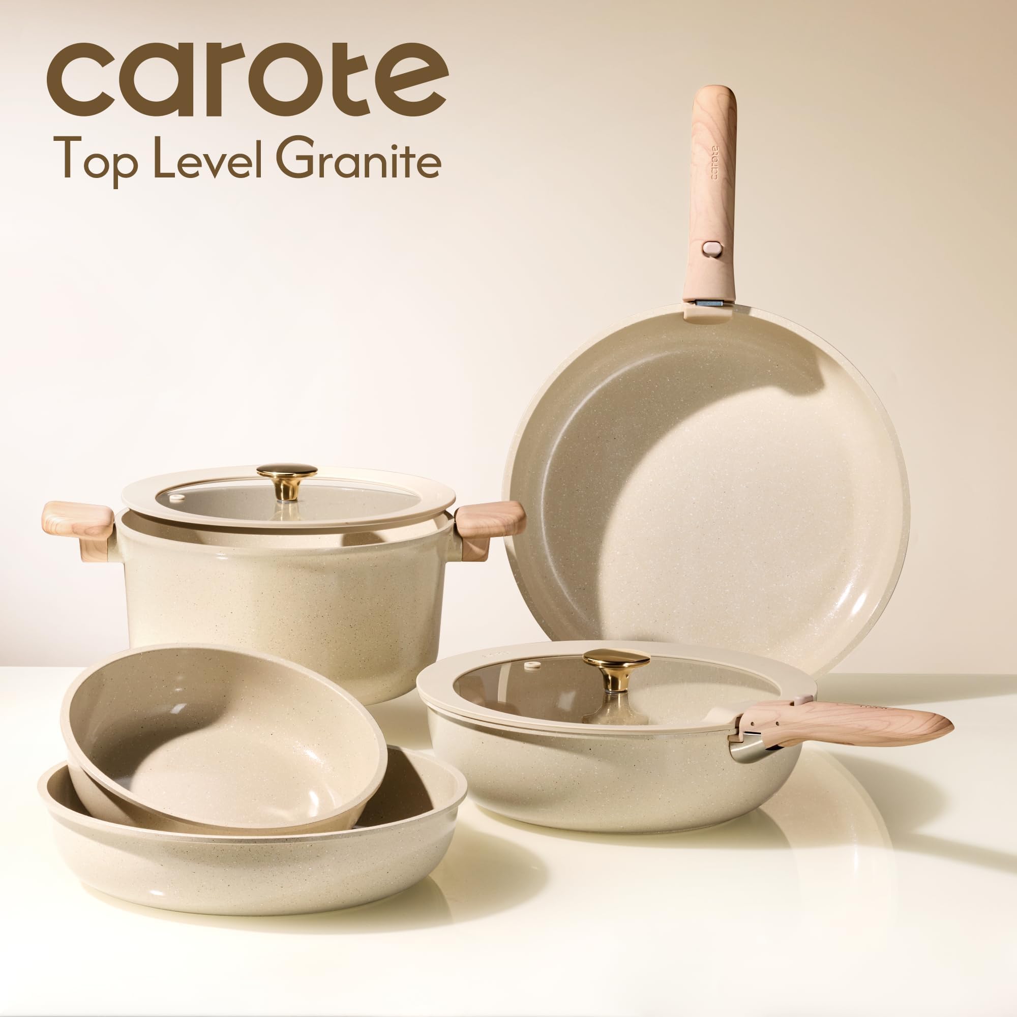 CAROTE 12-month warranty gives helpful support for cookware issues.