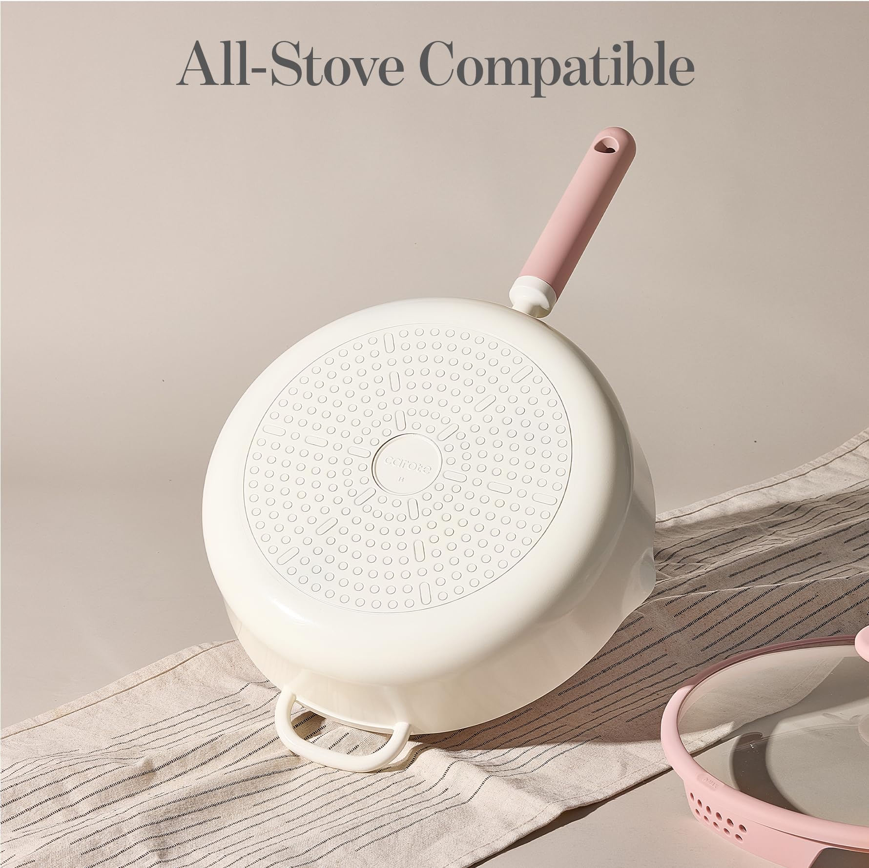 CAROTE pan is dishwasher-safe for easy cleanup after cooking.