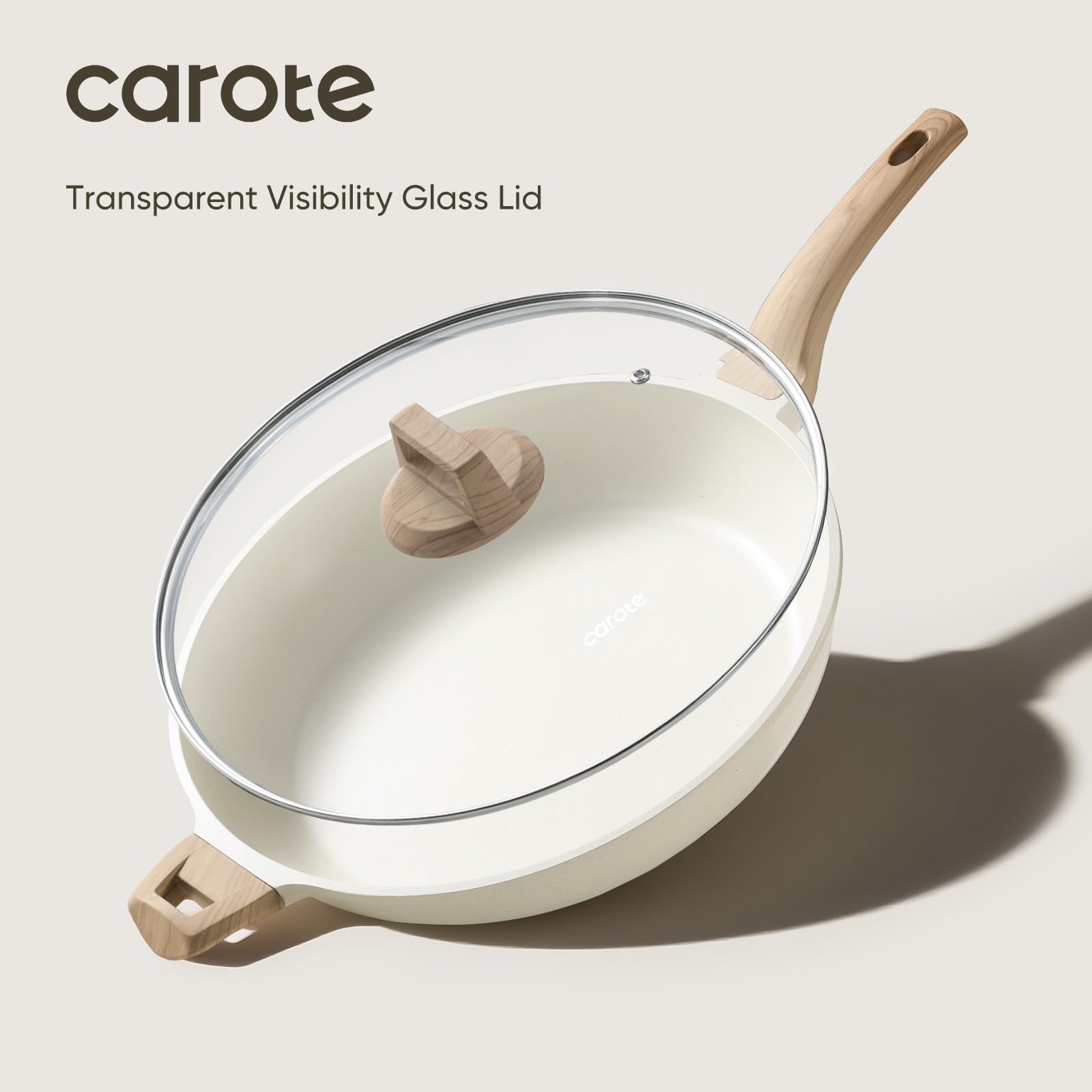 CAROTE easy-clean surface with minimal oil for simple cleanup after meals