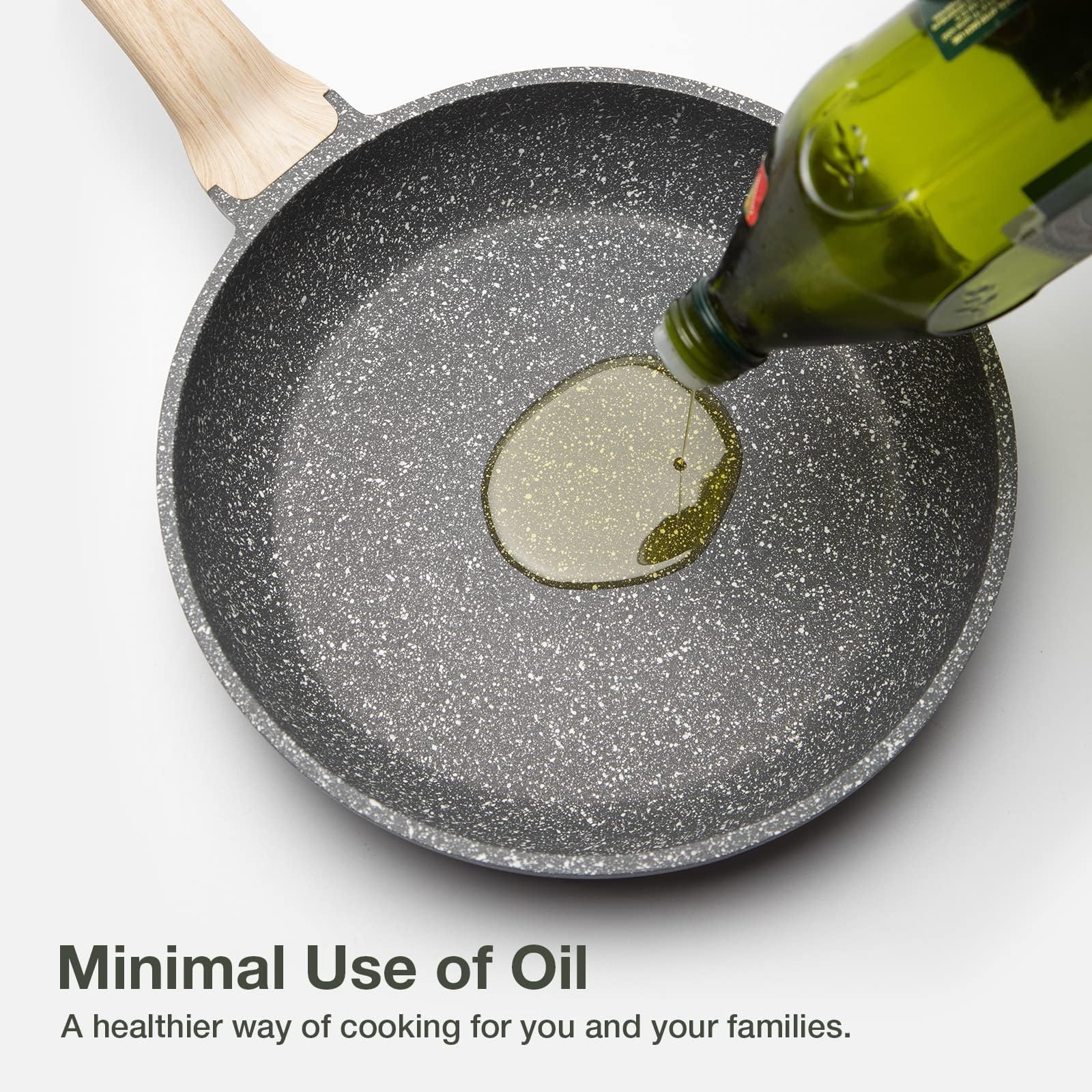 CAROTE easy-clean surface cleans quickly with a wipe or rinse