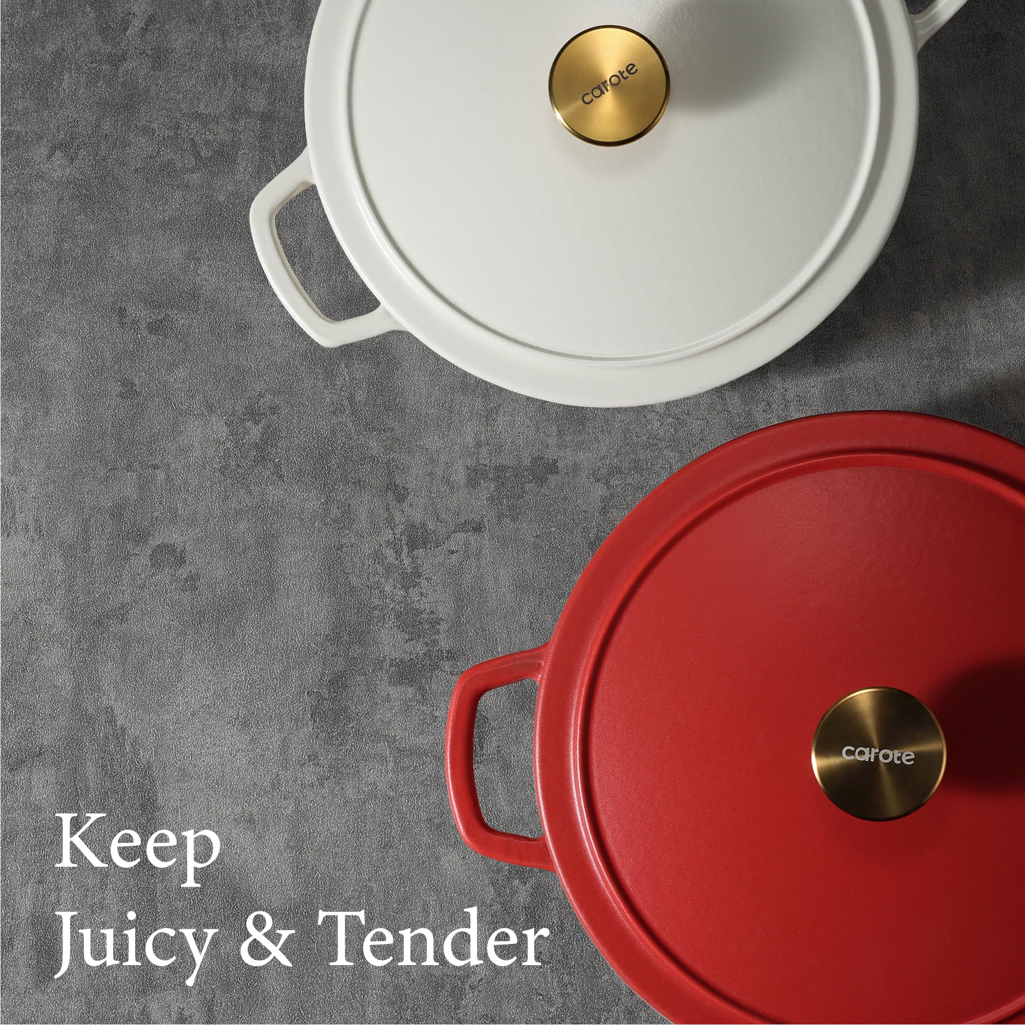 CAROTE cookware adds color while cooking flavorful, nutritious dishes