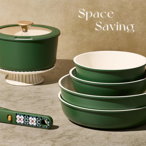 CAROTE pans deliver even heat distribution for uniform cooking results