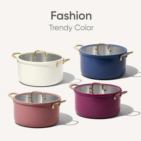 CAROTE full-clad 3-ply stainless steel construction for durable performance.