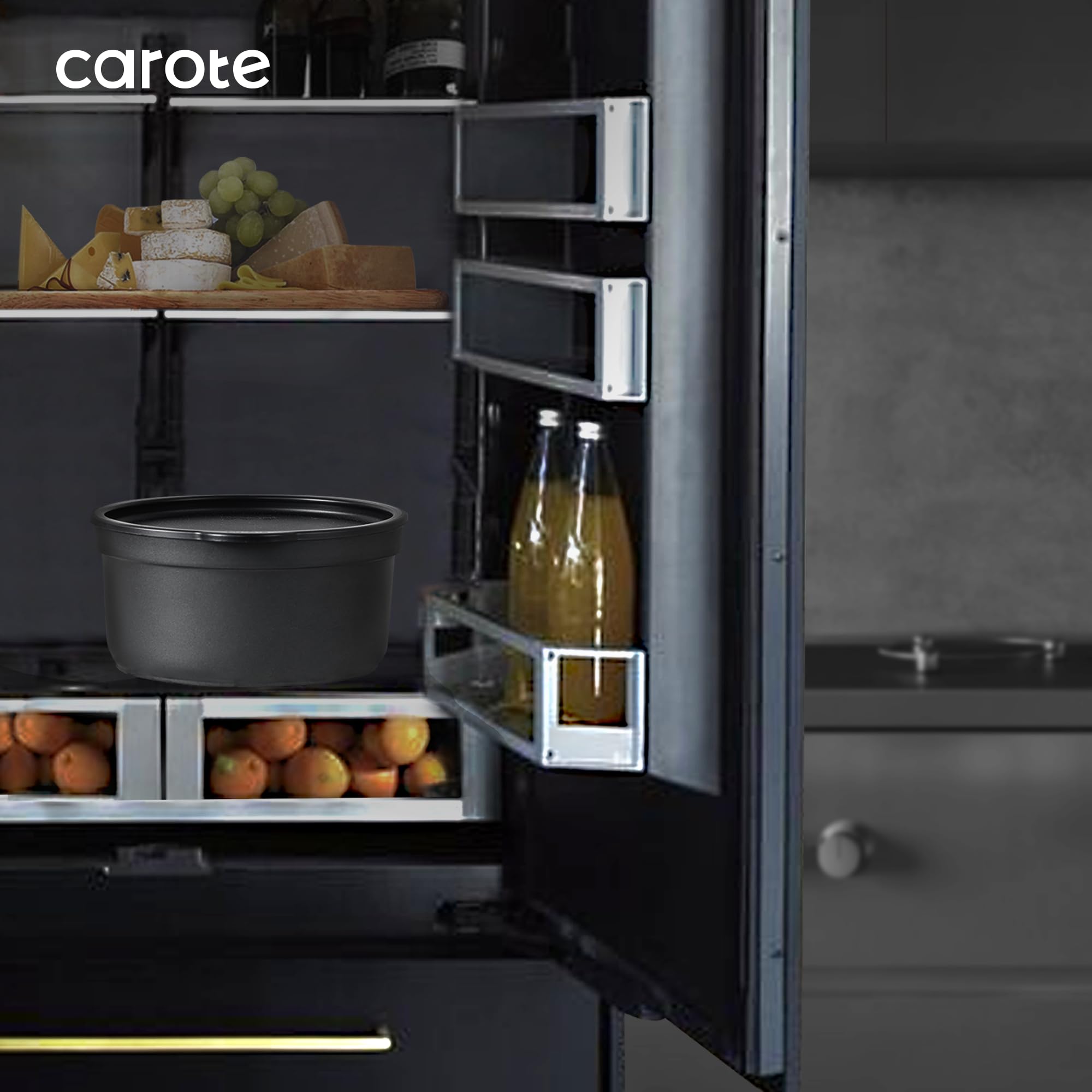CAROTE lids, trivets, and utensils included for complete setup