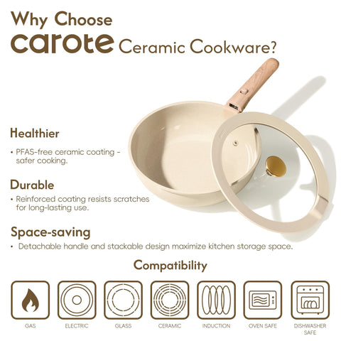 CAROTE included utensils set supports complete meal prep