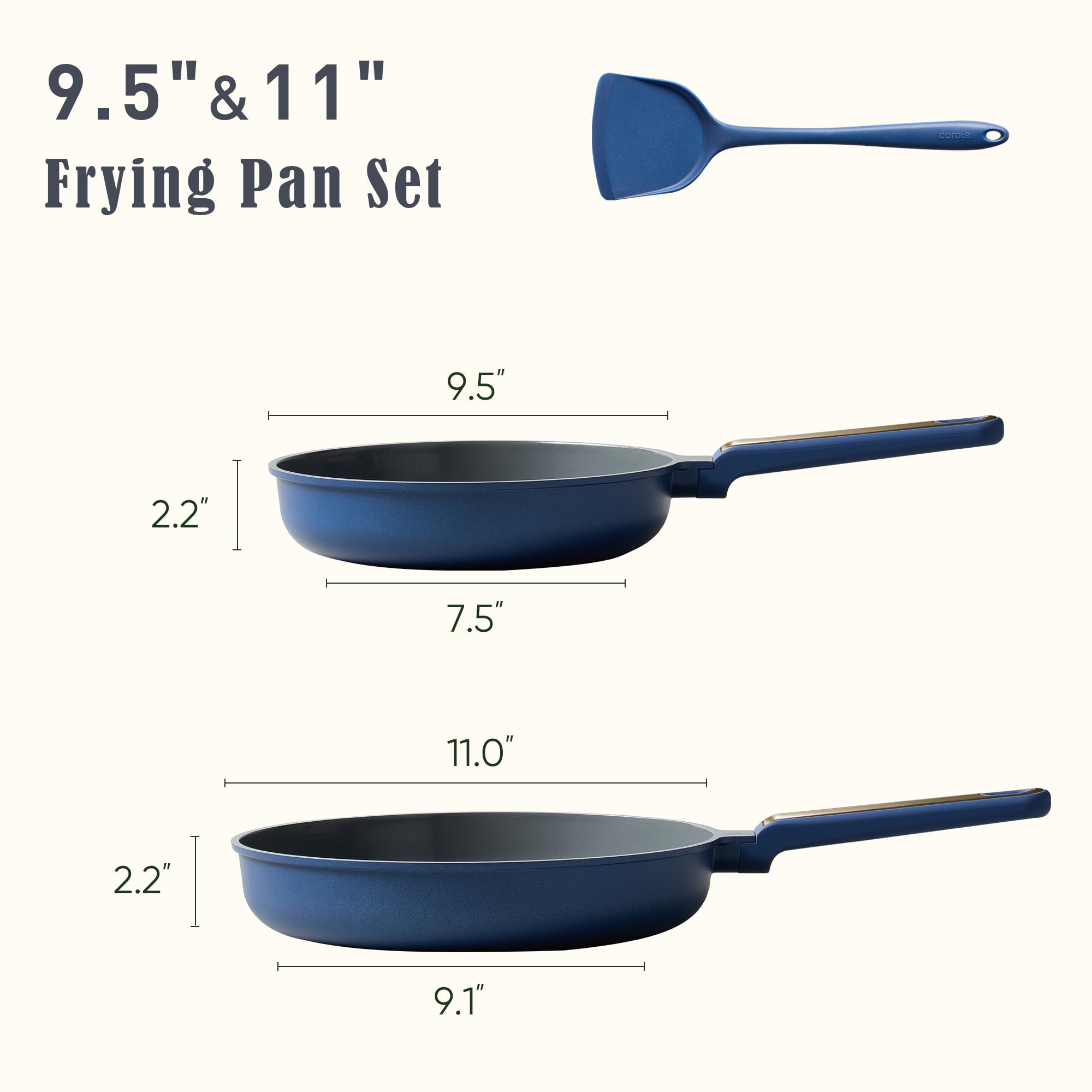 CAROTE induction-compatible base works on all stoves for versatile cooking.