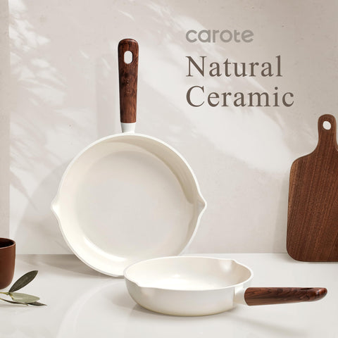 CAROTE induction-compatible base ensures even heat on compatible stoves.