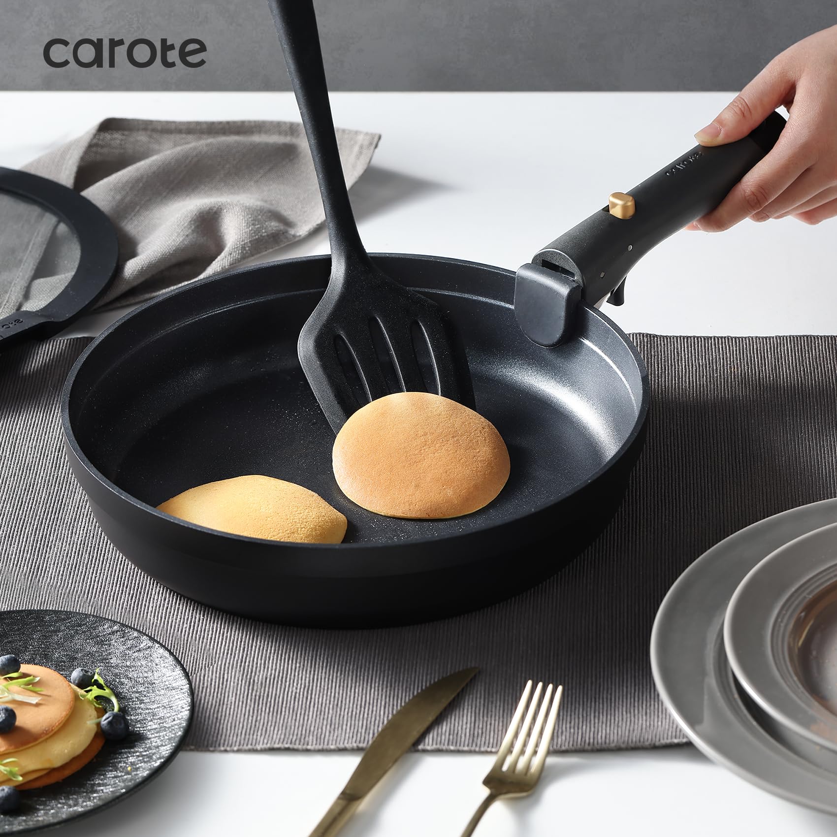 CAROTE induction-compatible cookware suitable for all heat sources