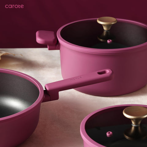 CAROTE heats quickly and evenly on all cooktops, including induction.