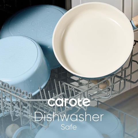 CAROTE knife set visual complementing the cookware collection