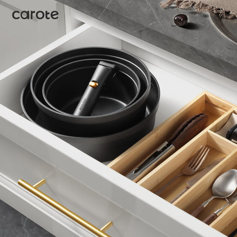 CAROTE oven-safe and fridge-ready design for flexible meal prep