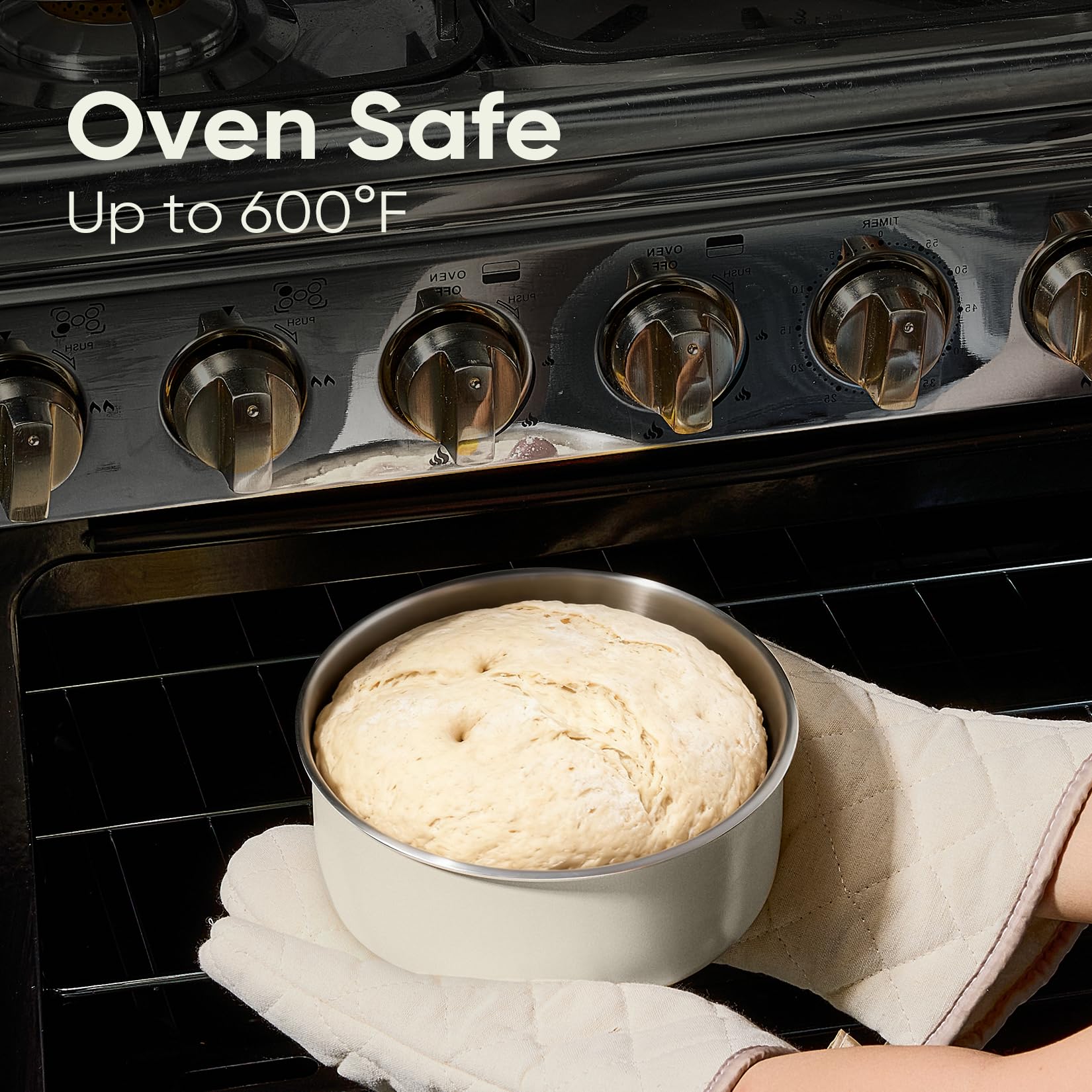 CAROTE oven-safe up to 600°F for stove-to-oven transitions.