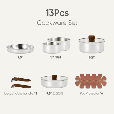 Carote oven-safe pots demonstrate transition from stovetop to oven up to 600°F.