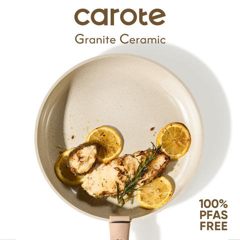 CAROTE durable aluminum construction withstands frequent use and heavy cooking.