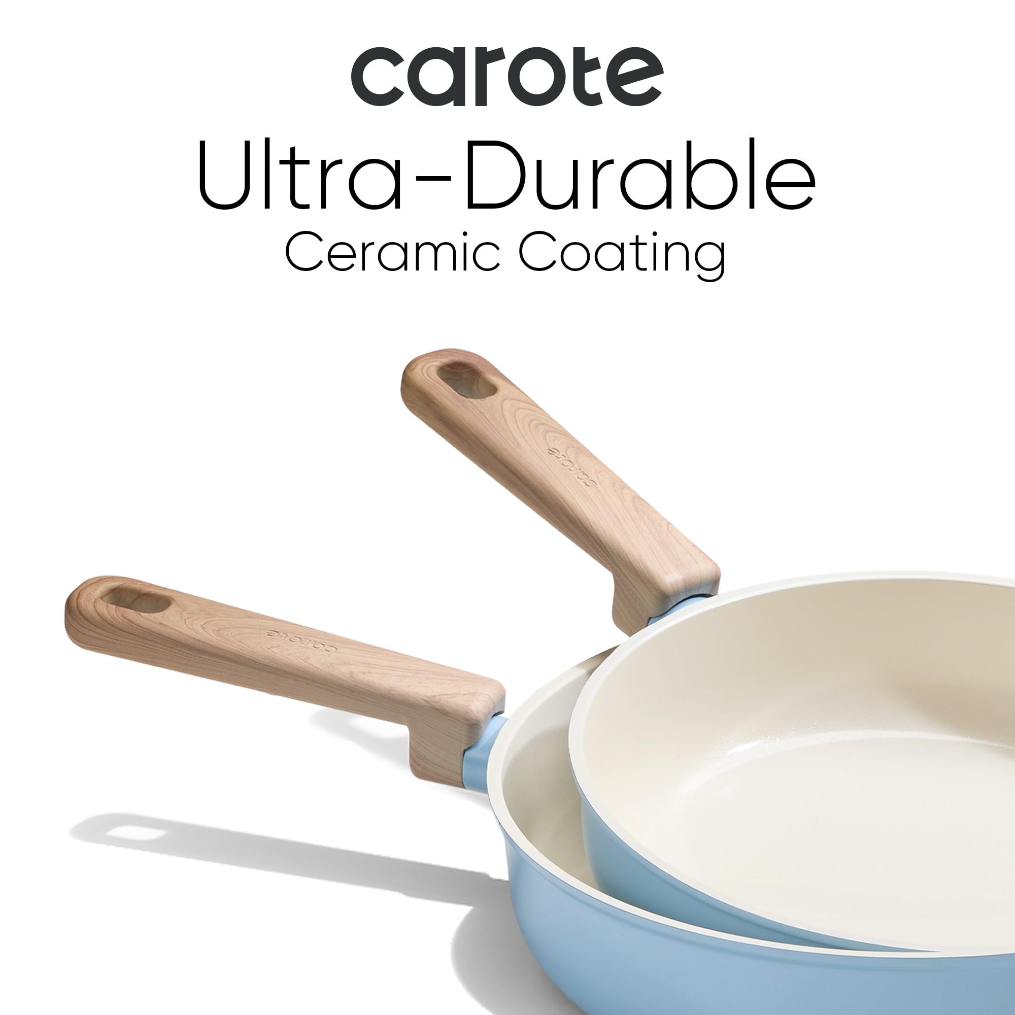 CAROTE pots and pans with lids ready for family meals