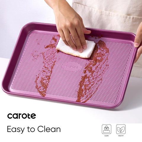 CAROTE 15-inch violet baking pan ideal for sheet-pan dinners
