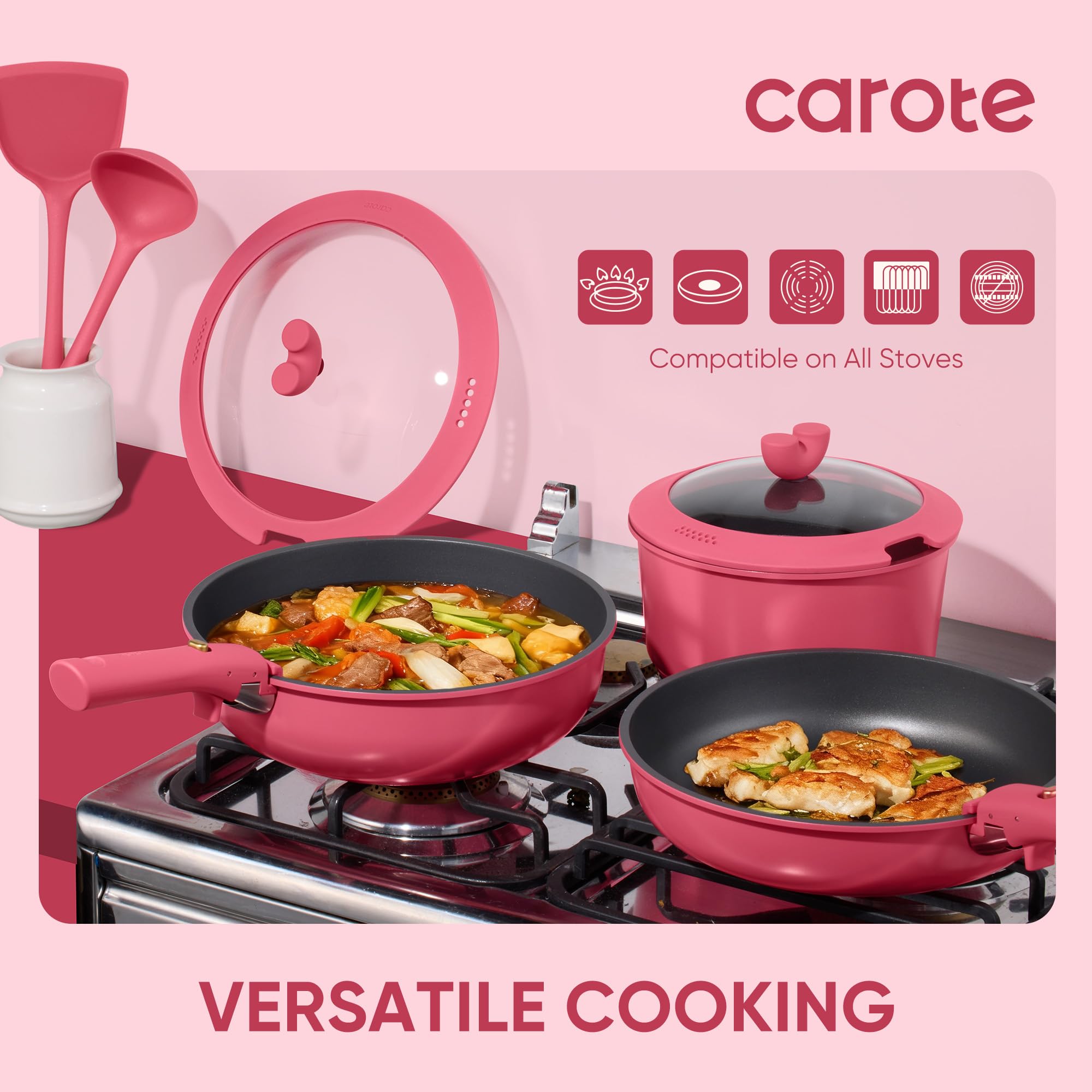 CAROTE RV and camping kitchen set for portable cooking