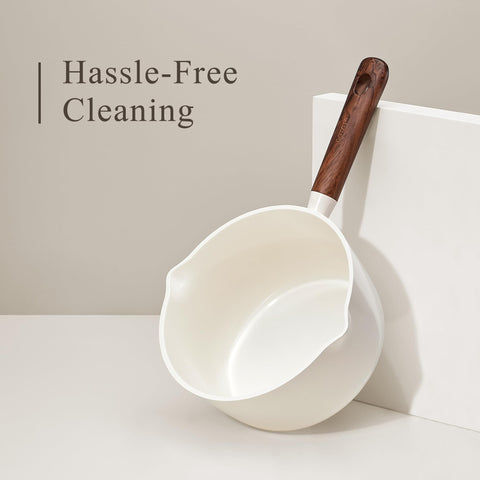 CAROTE saucepan base emphasizes even heat distribution across ceramic induction gas and electric stoves
